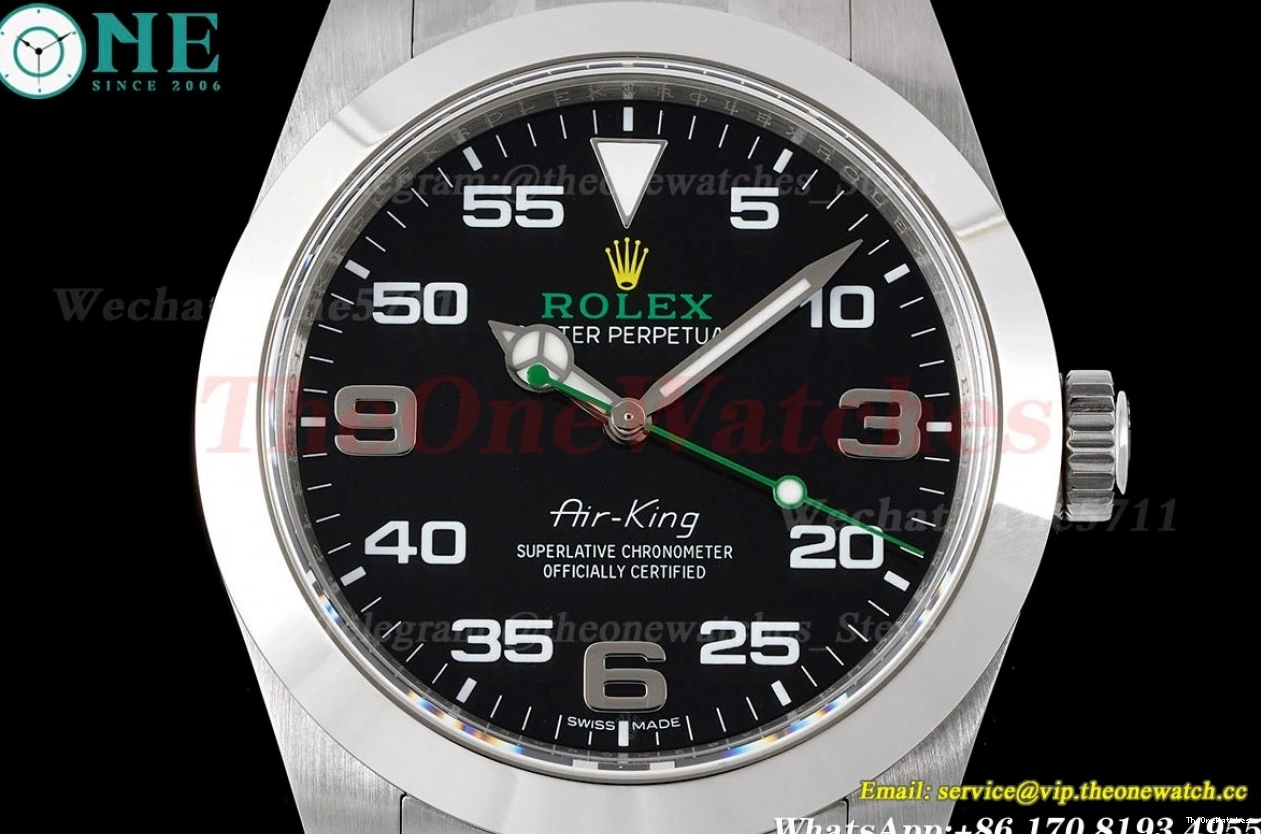 Num 116900 SA3131 Airking SS SS Black JDF 904L 40mm 0409